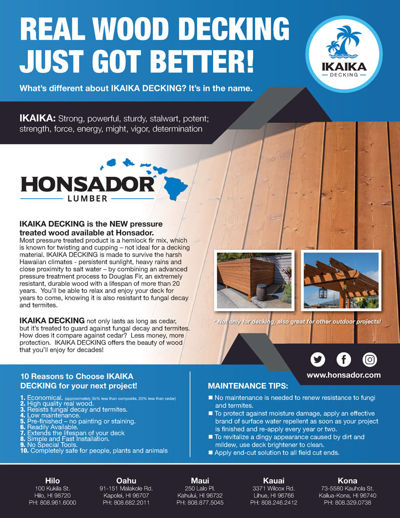 Ikaika Decking flyer