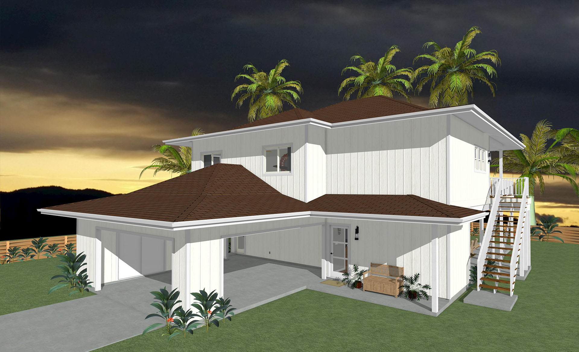 Hilo exterior view of house