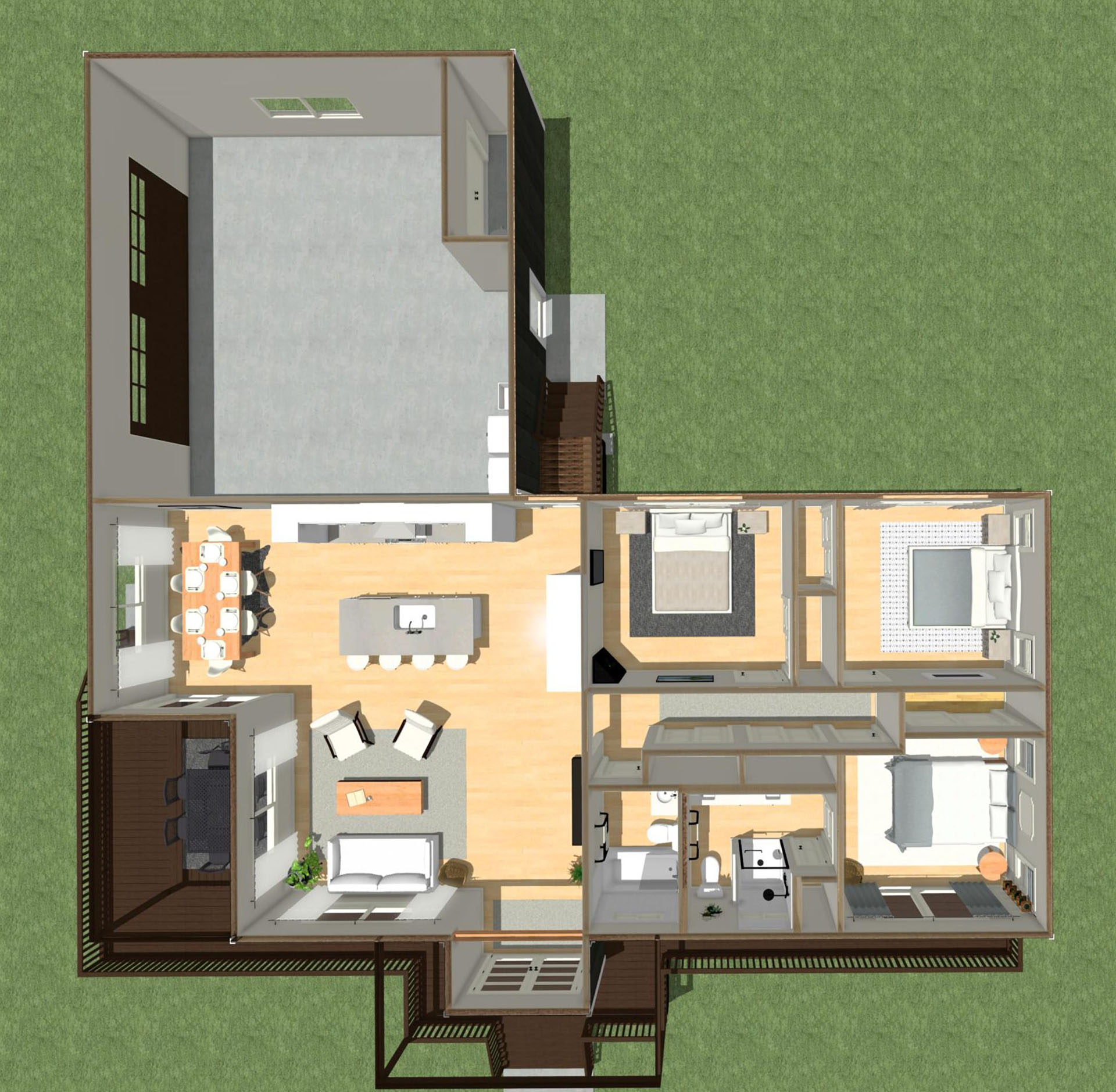 Hokulani floor plan overview zoomed out