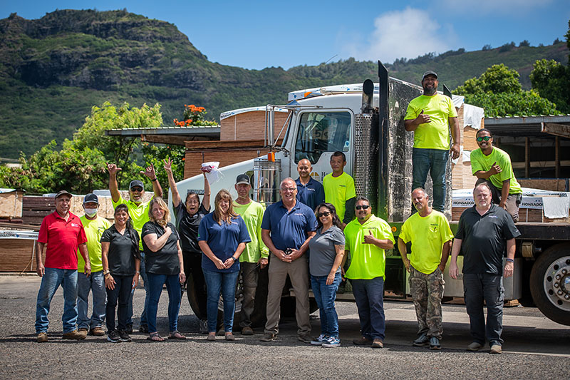 Honsador Lumber Kauai Employees