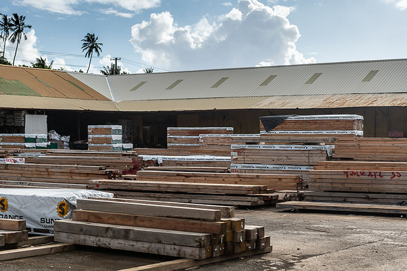 Lumber Yard, Honsador Lumber Kauai