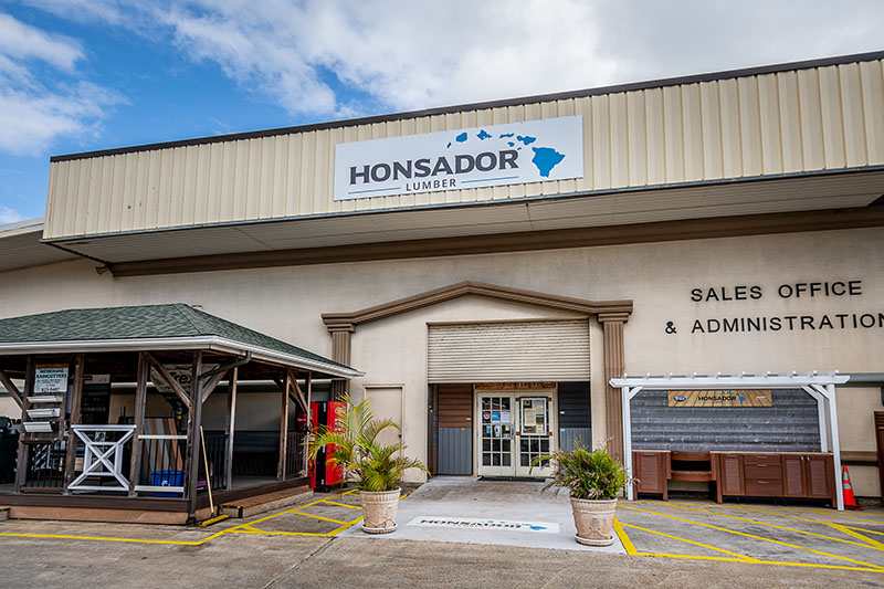 Honsador Kauai sales and admin office