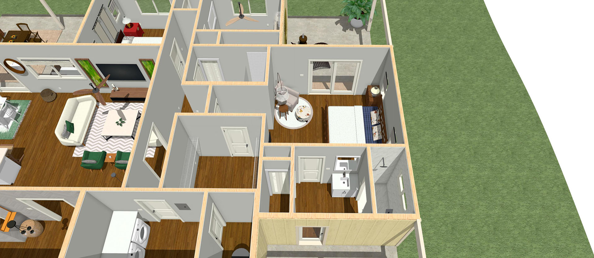 Malihini floor plan overview bedrooms