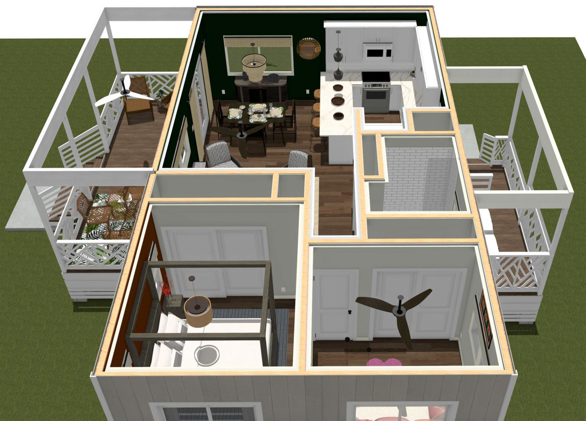 Nohea floor plan overview of home