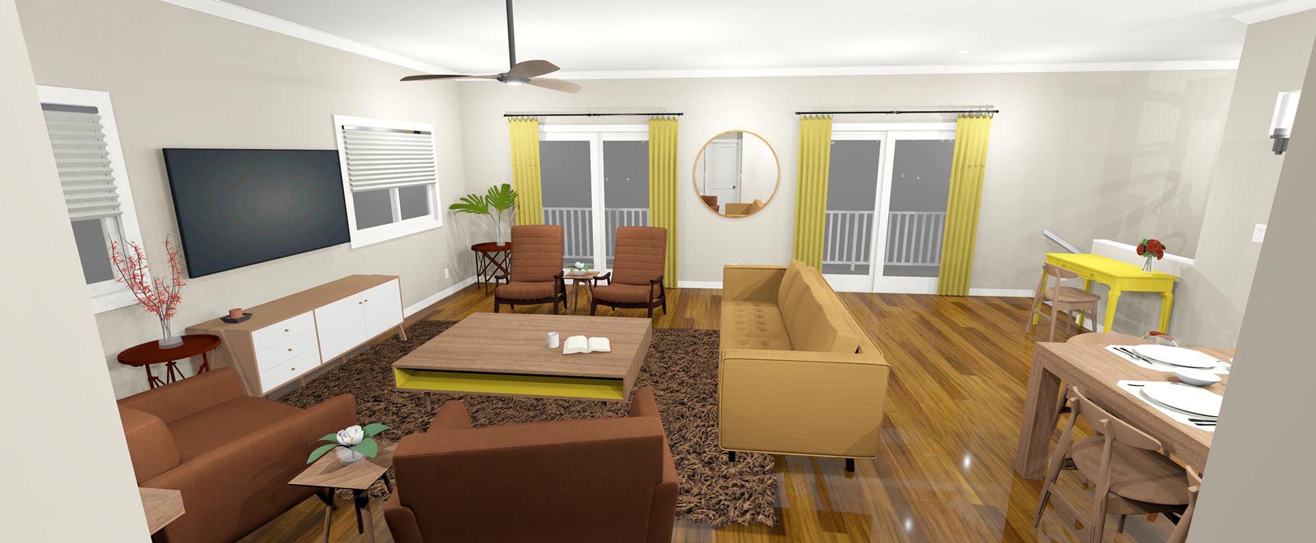 Nohona interior living room