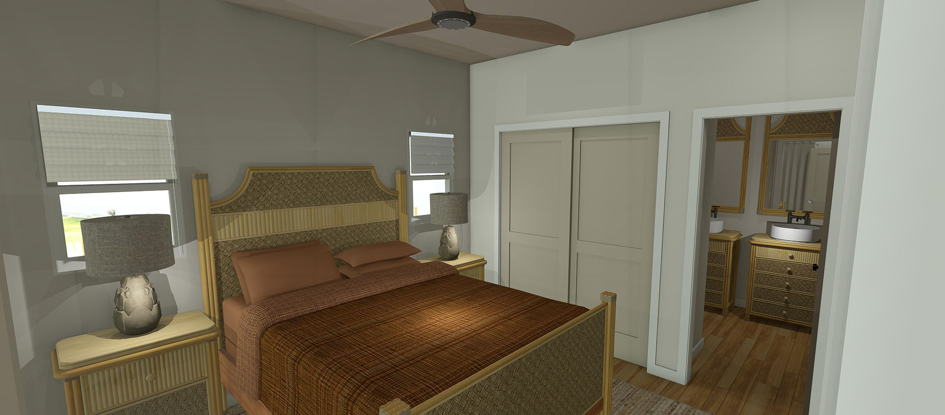 Oneki interior master bedroom