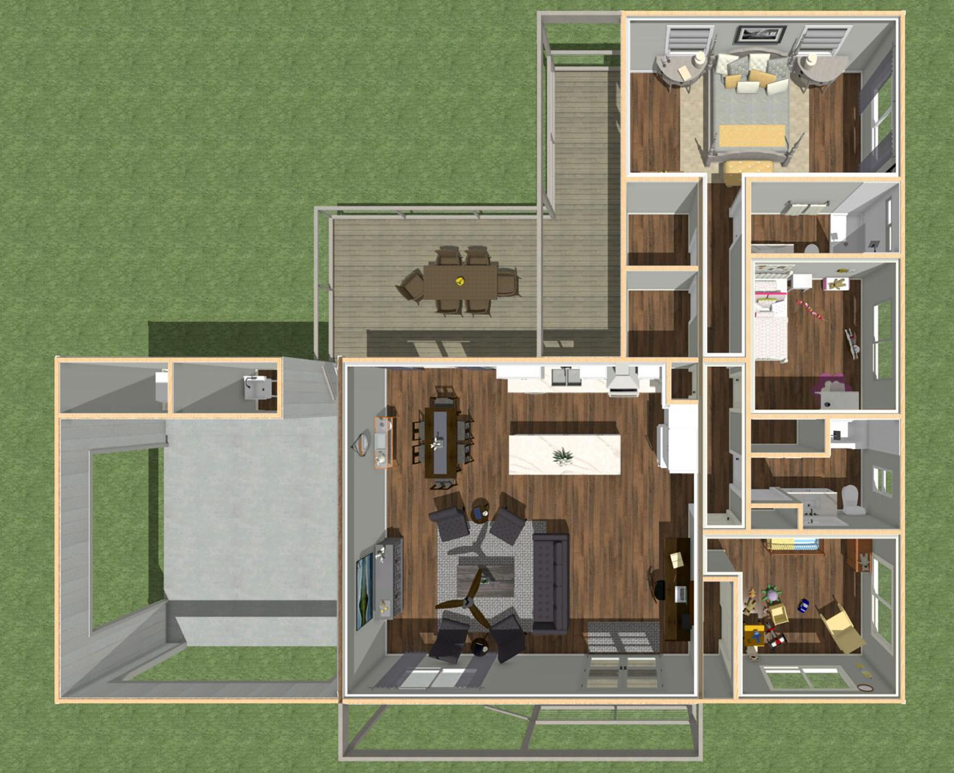 Haouli Floor plan overview zoomed out