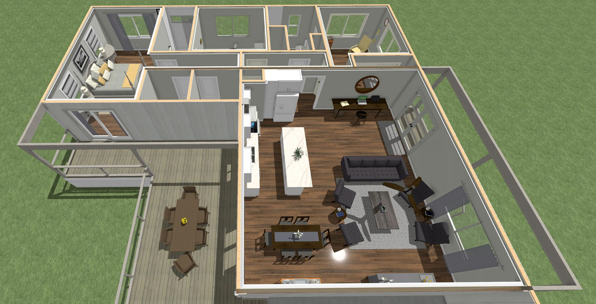 Haouli Floor plan overview of house