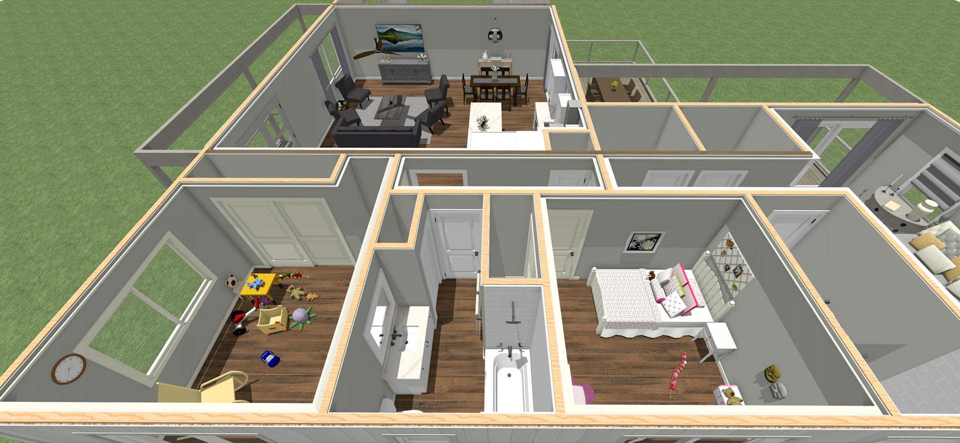 Haouli Floor plan view of house